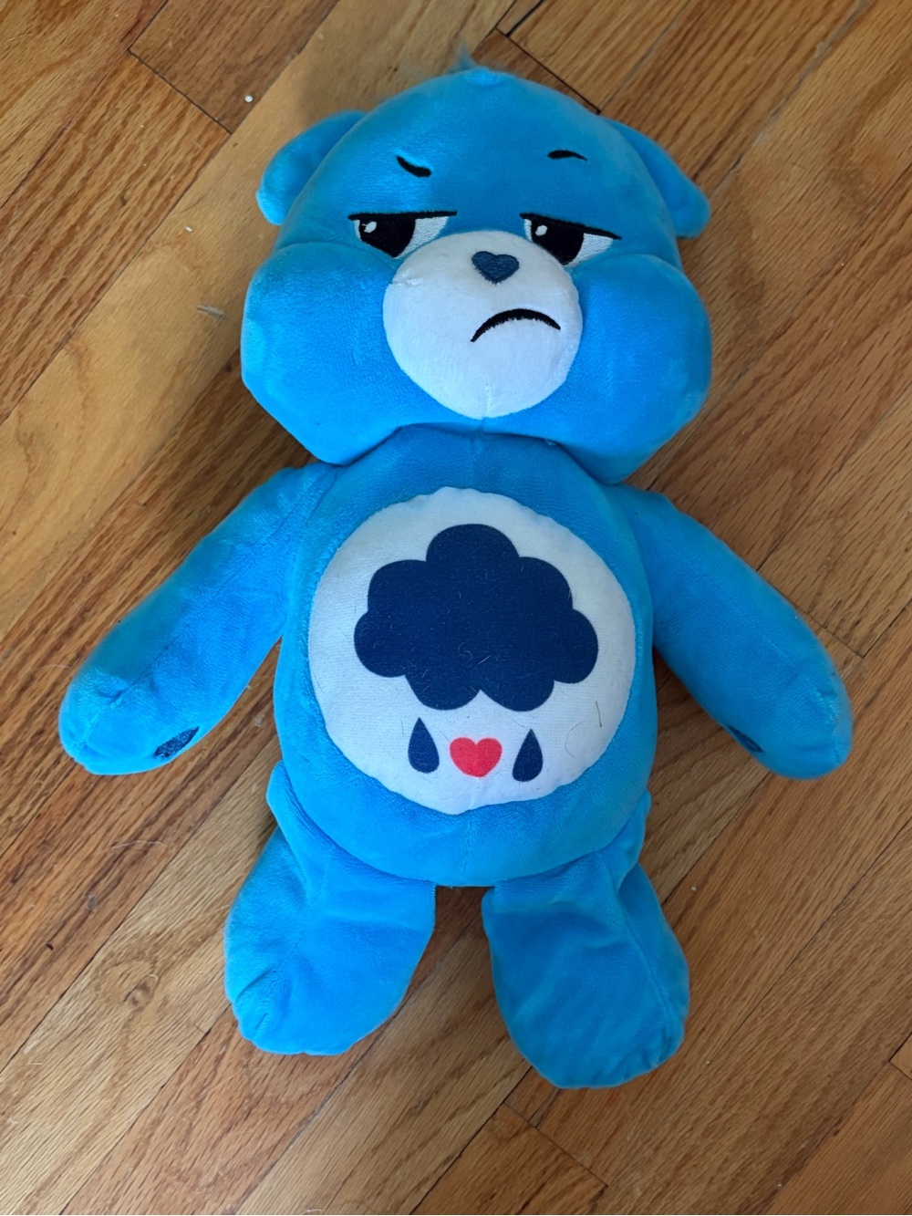 Blue Sad Cloud Plush Bear Kids Toy